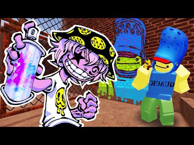 Drawing 18 People's ROBLOX Avatars in Spray Paint!