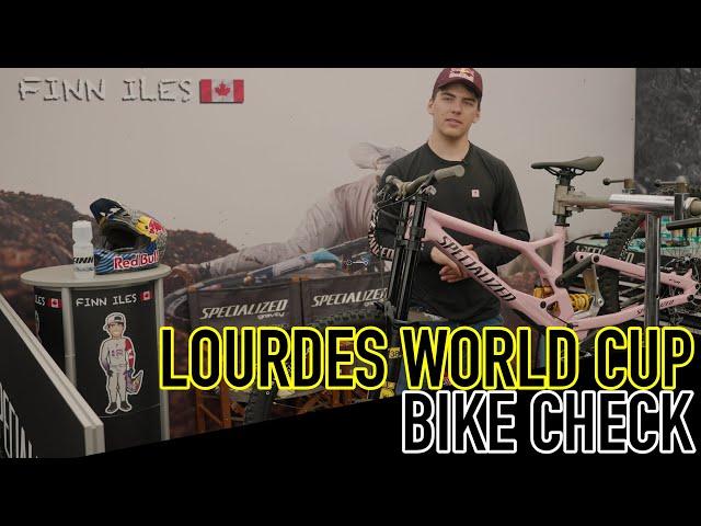 LOURDES WORLD CUP BIKE + KIT CHECK | Finn Iles