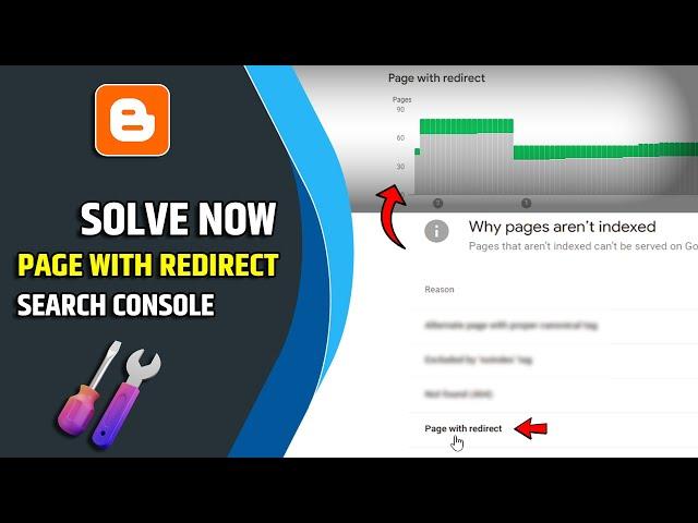 Page with Redirect Solution | page with redirect google search console  [Blogger Fix]