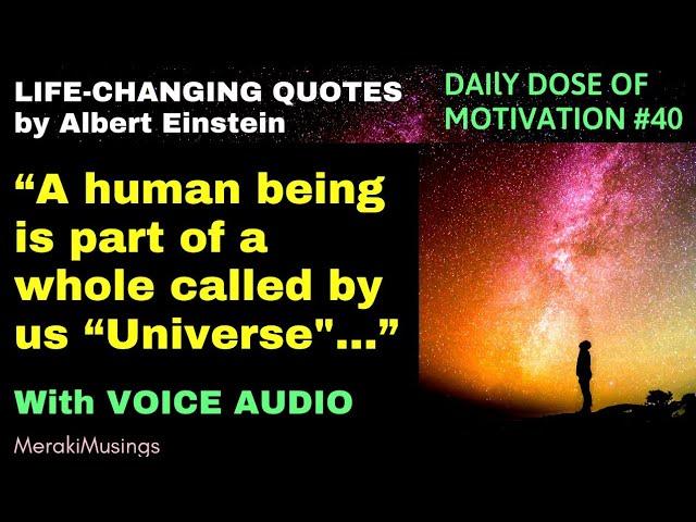 Life Changing Quotes by Einstein \\ Universe Quotes \\ Universe has your back 