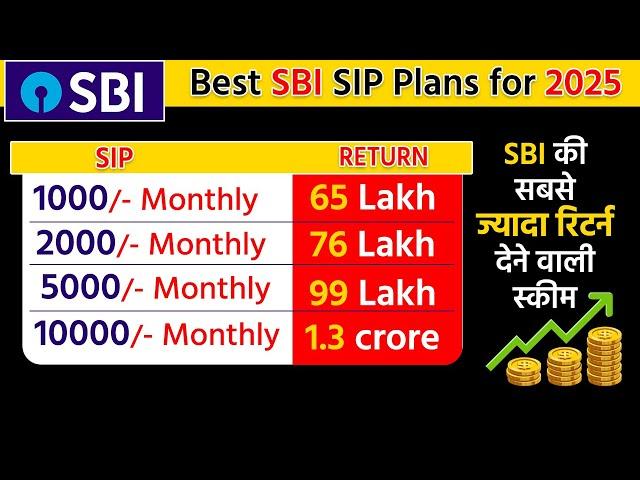 Best SBI SIP Plans for 2025 - 2030