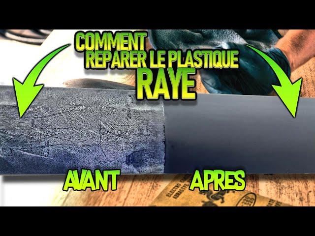 COMMENT REPARER LES PLASTIQUES RAYES ( voiture moto )