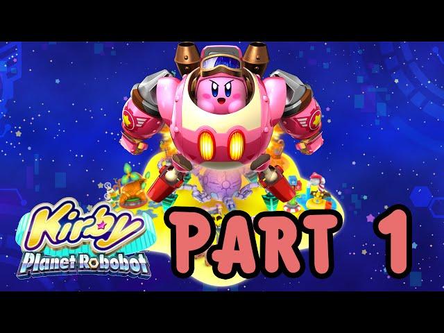 Kirby: Planet Robobot - Part 01 - Opening + Area 1: Patched Plains | Level 1