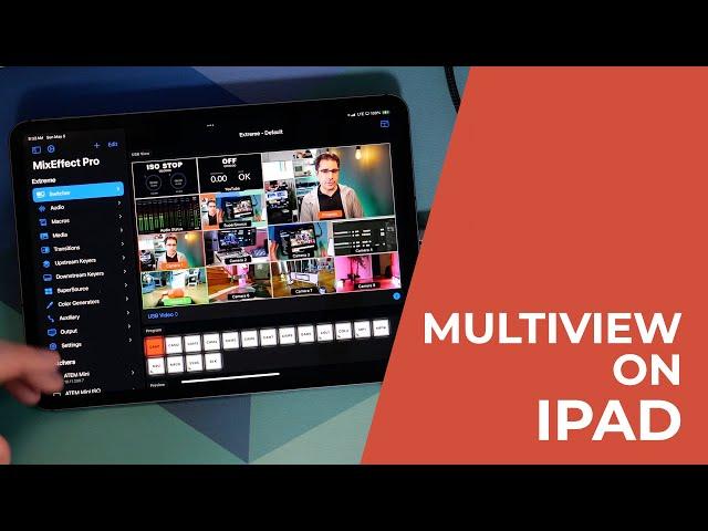 Add your ATEM's multiview to MixEffect on your iPad!