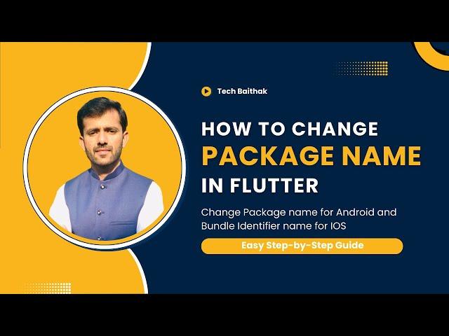 How to change Package name in flutter | Change Flutter App Package name