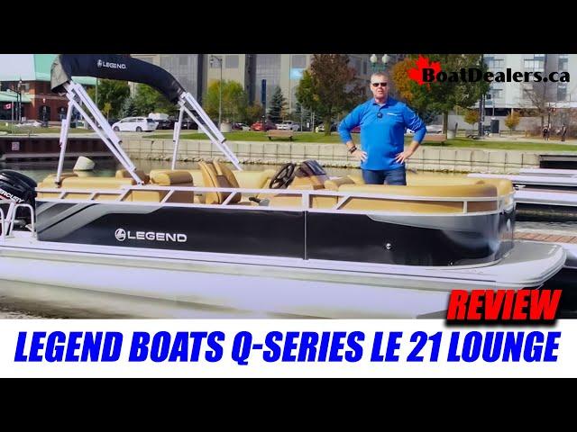 Legend Boats Q-Series LE 21 Lounge #pontoon #boatreview