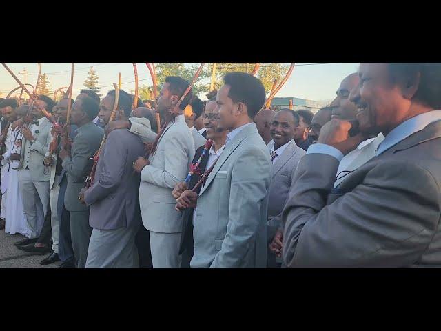 Eritrean Blin cultural wedding of Brhan & Bana Brijdi Horyedi