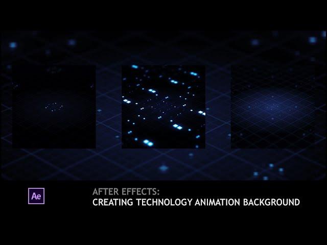 [PREVIEW] After Effects - Technology background animation