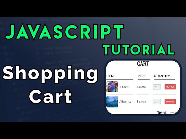 JavaScript Shopping Cart Tutorial for Beginners