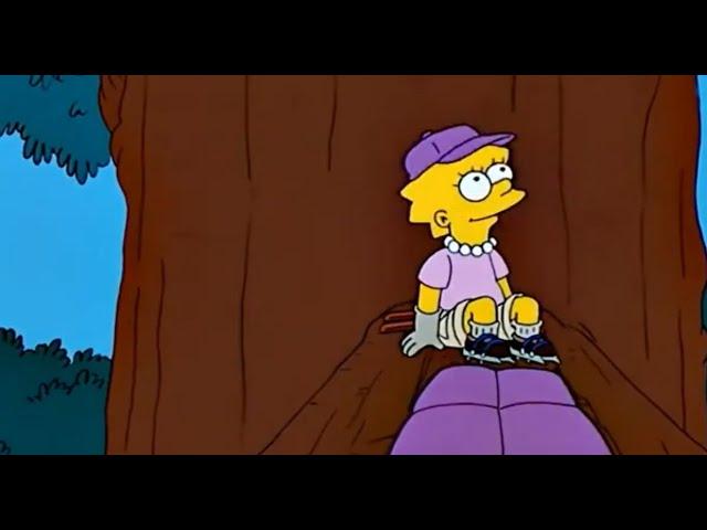 The Simpsons Lisa Stands Ground For The Oldest Tree In Springfield