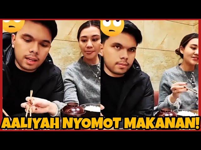 AALIYAH MASSAID NYOMOT MAKANAN THARIQ HALILINTAR, RAMAI DIHUJAT NETIZEN "MINIM ATTITUDE"