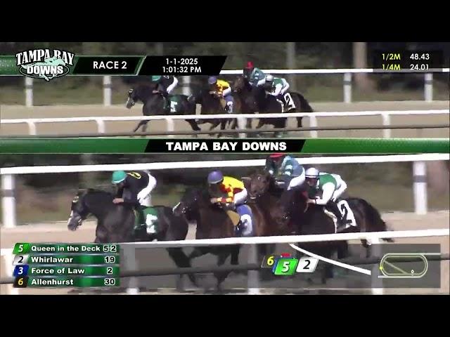 Tampa Bay Downs Carrera 2 - 1 de Enero 2025