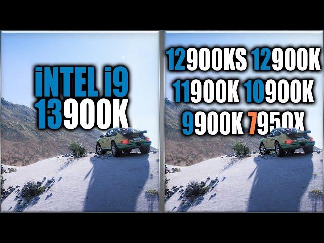 13900K vs 12900KS vs 12900K vs 11900K vs 10900K vs 9900K vs 7950X Benchmarks | 15 Tests