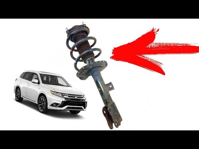 Replacing the front shock absorbers, springs and bearings on the Mitsubishi Outlander GF