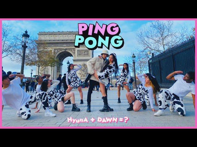 [KPOP IN PUBLIC PARIS/ONE TAKE] | HyunA&DAWN (현아&던) - ‘PING PONG’ Dance Cover