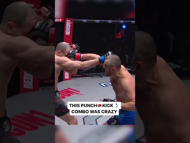 This punch and kick combo by Magomed Magomedkerimov | 2024 PFL Playoffs