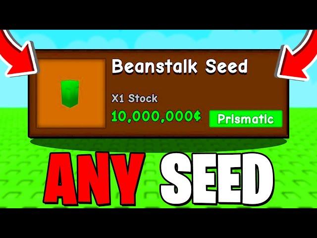 How To GET SEEDS FAST In Grow A Garden! (GET ANY SEED) Roblox