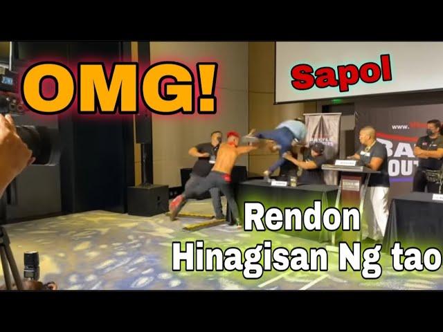 OMG! Rendon labador Hinagisan ng tao | battle of Youtuber