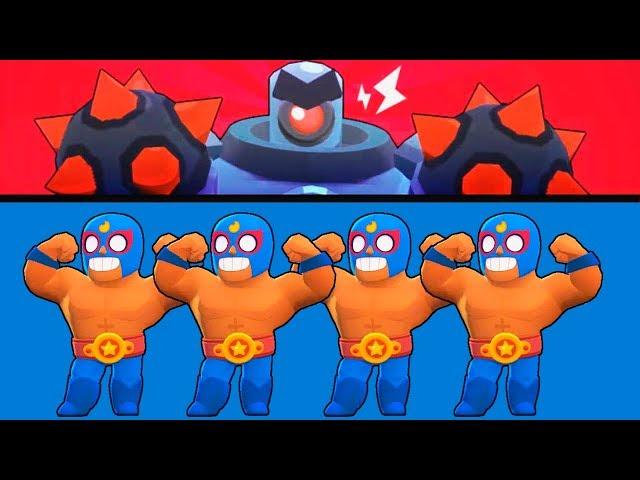 БОЙ С БЕЗУМНЫМ БОССОМ БРАВЛ СТАРС! КАК ПРОЙТИ БОССА БЕЗ ДОНАТА В BRAWL STARS