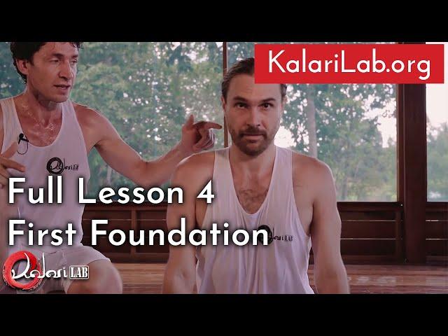 Online Kalaripayattu Training by KalariLab.org - FULL Lesson 4: First Foundations