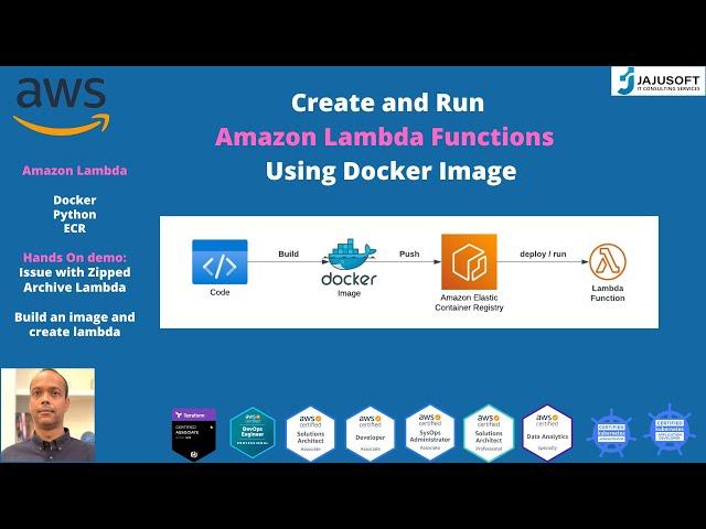 Create AWS Lambda Function Using Docker Image - Hands on tutorial