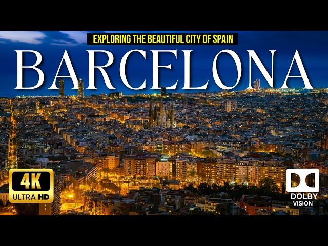 Barcelona, Spain  in 4K Ultra HDR 60FPS  by drone