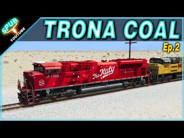 Union Pacific's Trona Coal Train Pt.2 - Run 8 Train Sim