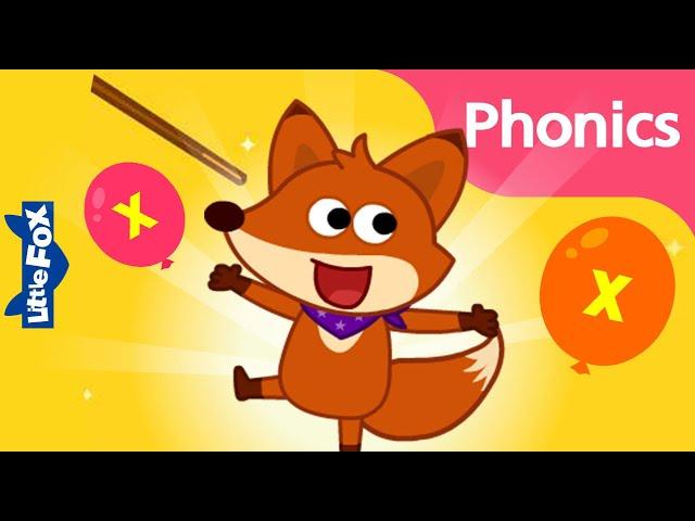 Phonics Song | Letter Xx  | Phonics sounds of Alphabet | Nursery Rhymes for Kids