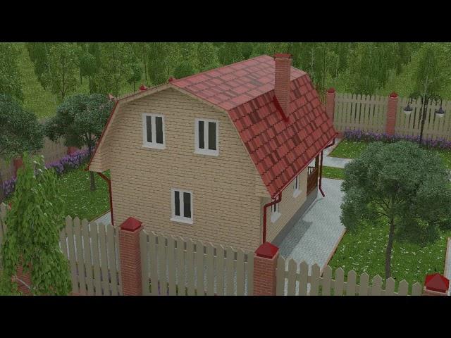 3d моделирование и визуализация в участка с домом (AutoCAD, 3ds Max, V-ray)