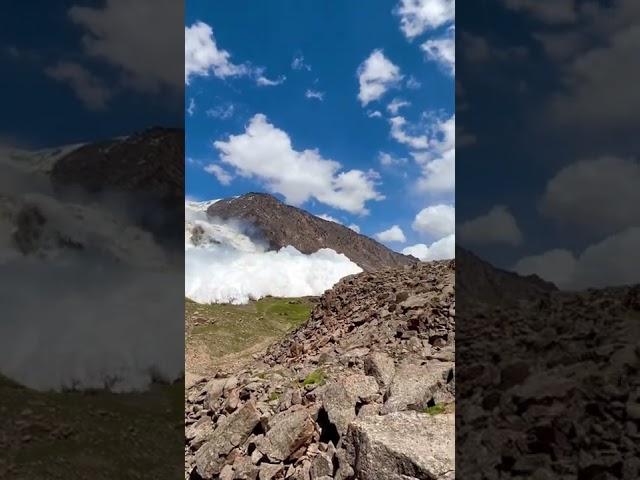 Caught in an avalanche in Kyrgyzstan