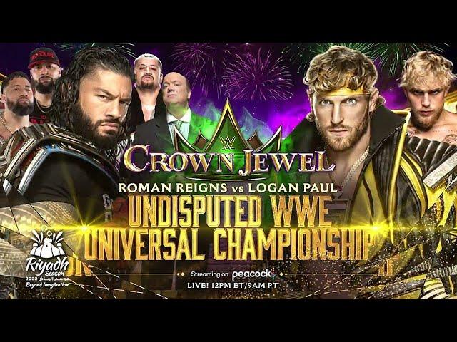 WWE Crown Jewel 2022 Official and Full Match Card HD