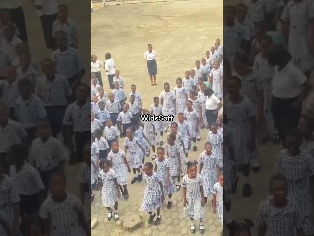 School Children marching with The Church of Pentencost Theme Song || Me renwu manya nkwa