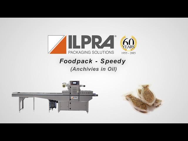 Ilpra tray sealer machine - Speedy - Anchovies in Oil packaging