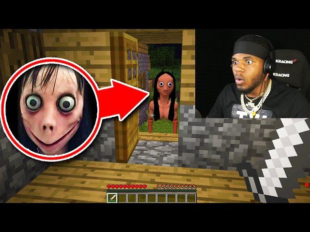 i found momo in minecraft... *SCARY*