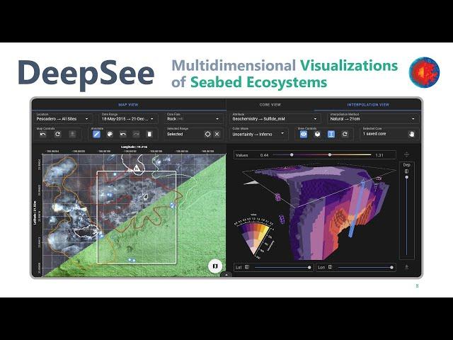 DeepSee: Multidimensional Visualizations of Seabed Ecosystems