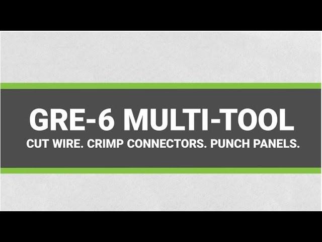 Greenlee GRE-6 Cable Termination Tool