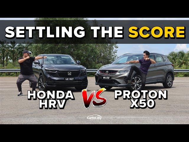 Proton X50 vs Honda HRV: SUV Rivals Find Out Who's Boss (& Fastest!)