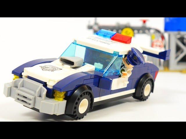 Build Lego Police Car -  Enlighten 1913 Police Battle Force The Battle