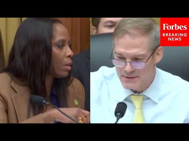 'You Didn't Do That As Chairman, You Didn't...': Jim Jordan And Stacey Plaskett Share Tense Moment