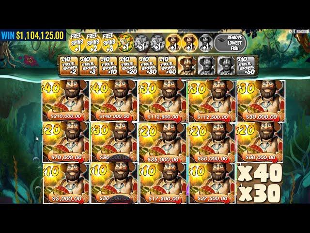 40x BIG BASS AMAZON XTREME - ONE MILLION GAME - WORLD RECORD - MY FIRST 40X - INSANE LUCK