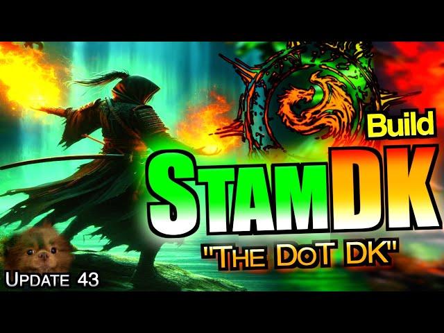 ESO PvP: StamDK EASIEST and OVERPOWERED DoT Build Build Tutorial | Gold Road "The DoT DK"