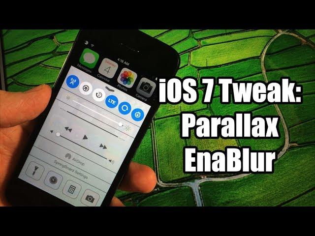 iOS 7 Jailbreak Tweaks: Parallax enaBlur