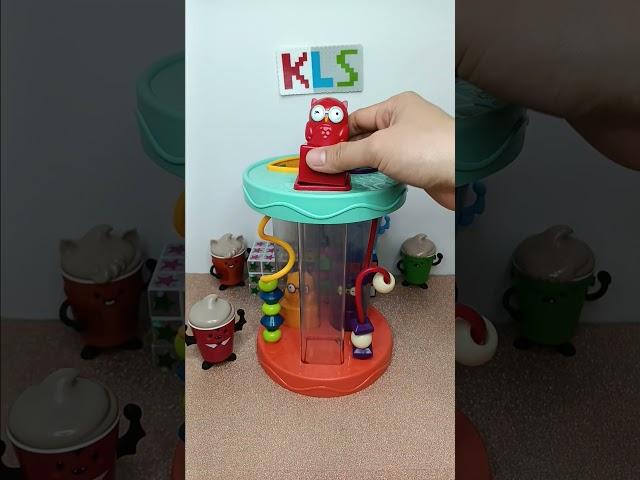  red owl shape sorter fun sound effect