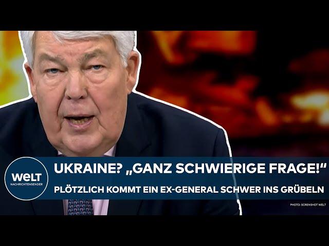 PUTINS KRIEG: "Ganz schwierige Frage!" Plötzlich kommt ein Ex-General schwer in Grübeln!