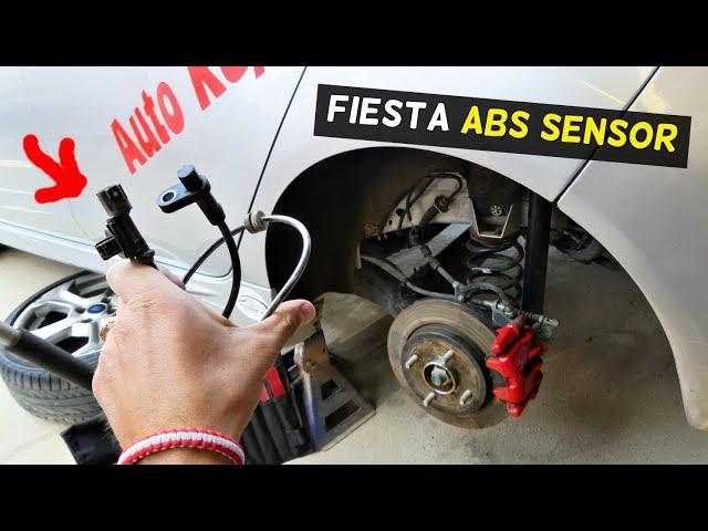 FORD FIESTA REAR ABS SENSOR REPLACEMENT REMOVAL SPEED SENSOR MK7 ST