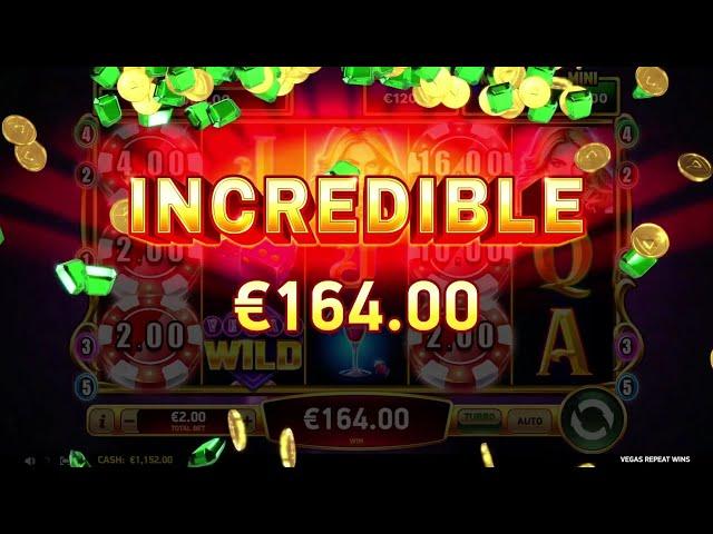 Vegas Repeat Wins (Ruby Play)  Online Slot INCREDIBLE WIN! 