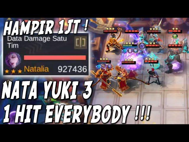 NATA 3 ASTRO WIMSLAYER +YUKI 3 DAMAGE TERGILA ! MUSUH LEO + SUN BINTANG 3 JADI ABU ! ONE HIT ILANG !