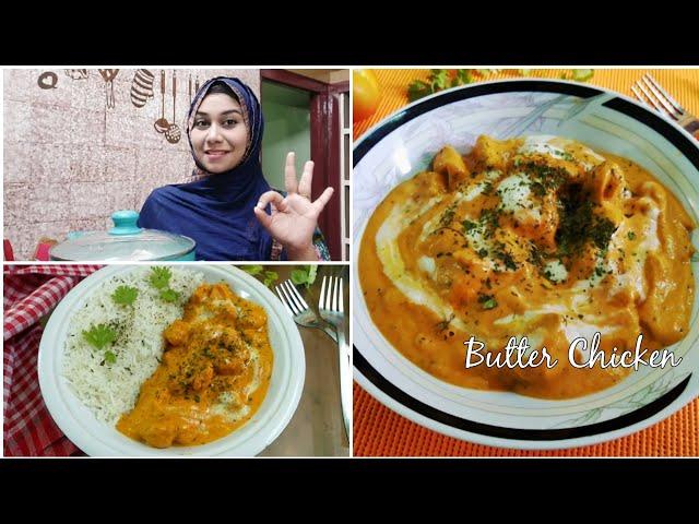 ஸ்பெஷல் மதிய உணவு/ Butter Chicken/ Herb rice / Butter Chicken in Tamil