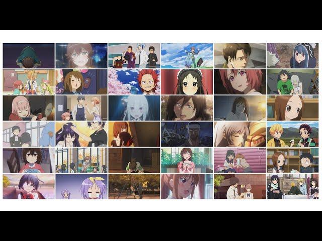 Anime Characters saying "Thank You" for 100 seconds  | Compilation