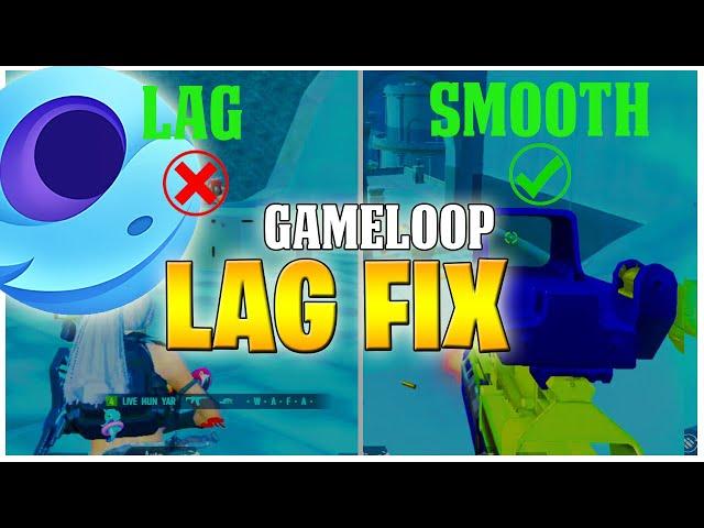 Gameloop lag fix + best settings for low end pc 